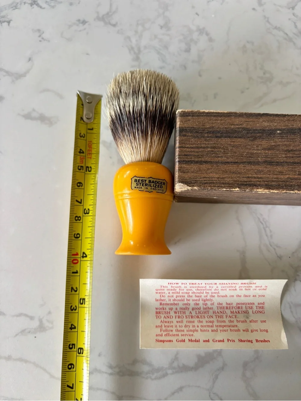 Vintage Simpson “Best Badger” Shaving Brush